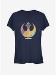 Star Wars Rainbow Rebel Girls T-Shirt, NAVY, hi-res