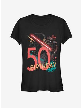 Star Wars Vader 50th B-Day Girls T-Shirt, , hi-res