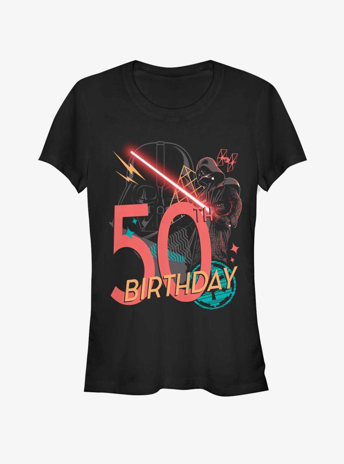 Star Wars Vader 50th B-Day Girls T-Shirt, , hi-res
