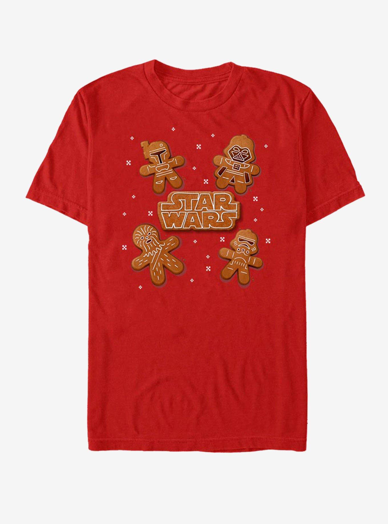 Star Wars Gingerbread Crew T-Shirt, RED, hi-res