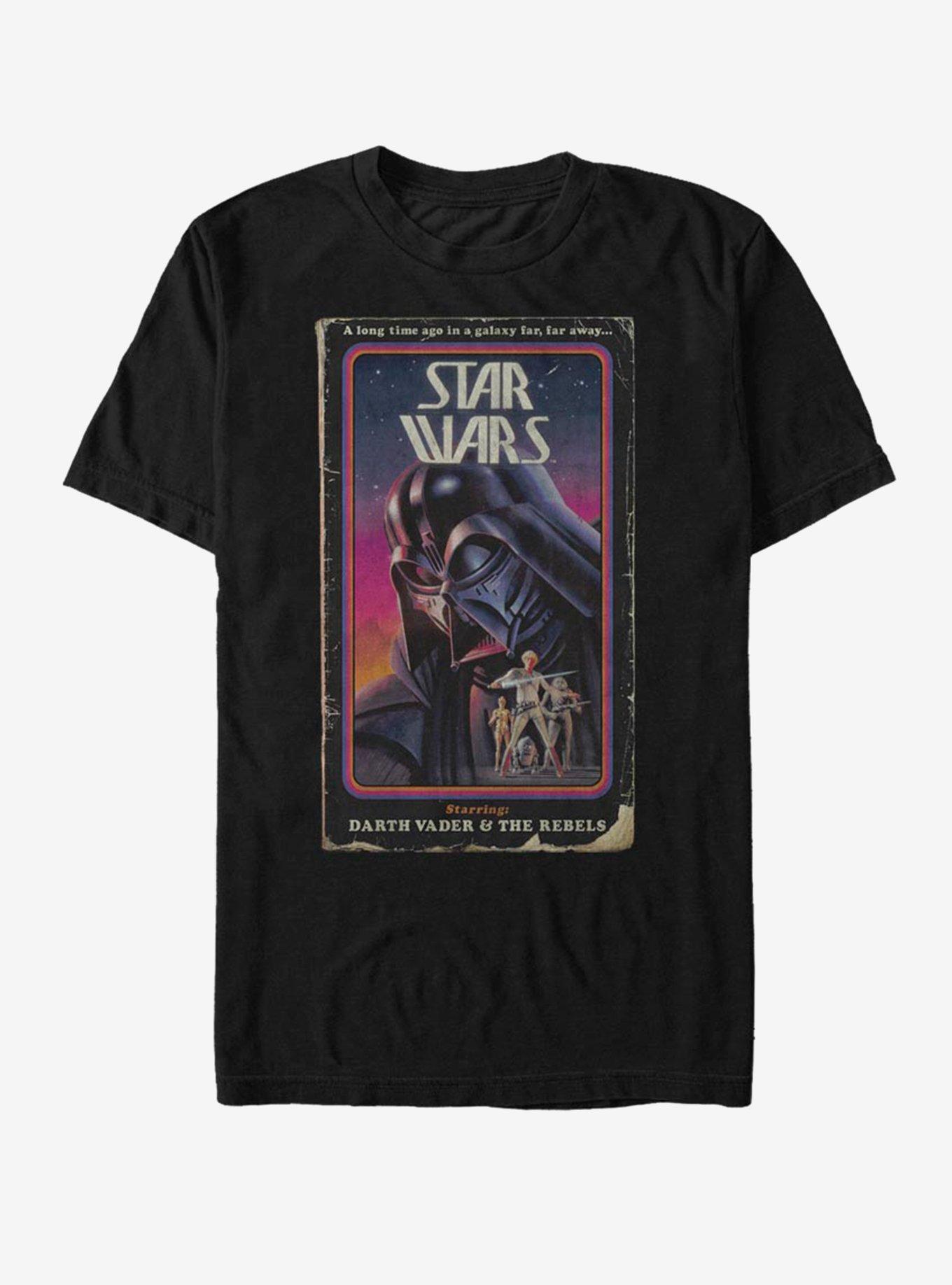 Star Wars Video Stars Poster T-Shirt, BLACK, hi-res