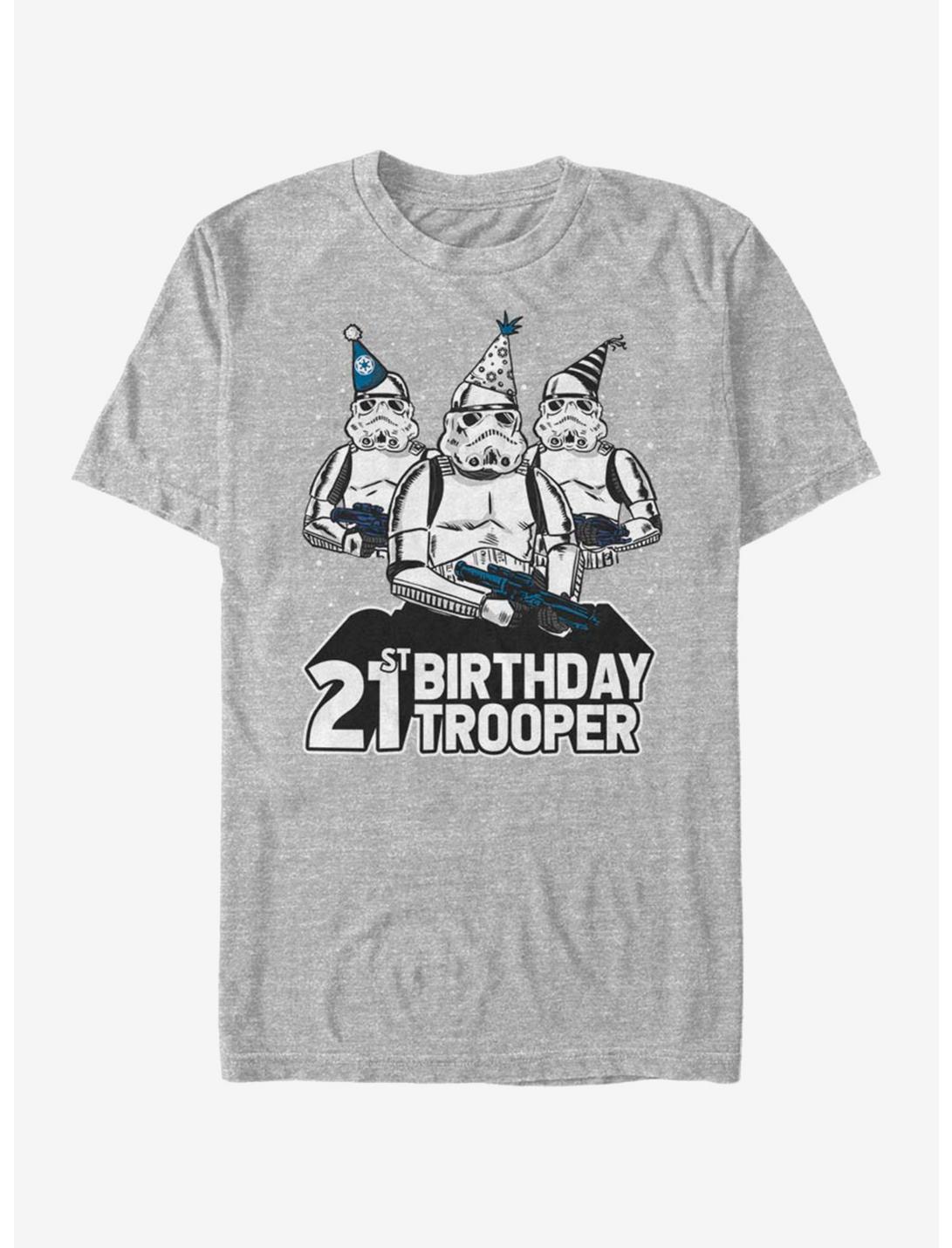 Star Wars Birthday Trooper TwentyOne T-Shirt, ATH HTR, hi-res