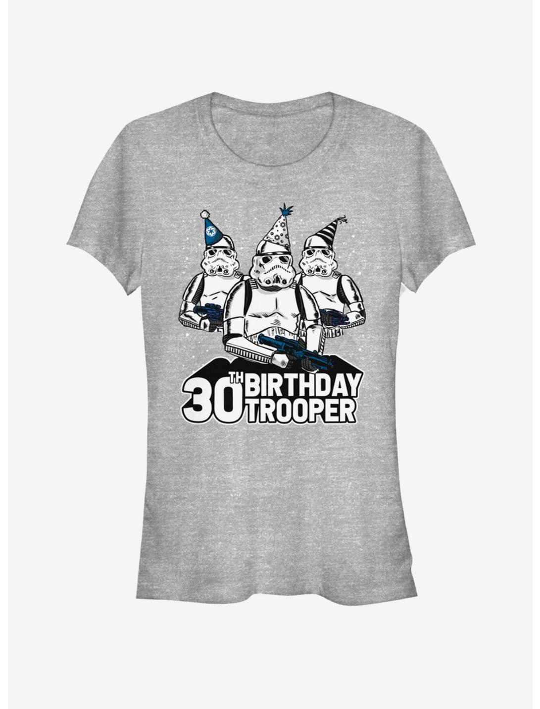 Star Wars Birthday Trooper Thirty Girls T-Shirt, ATH HTR, hi-res