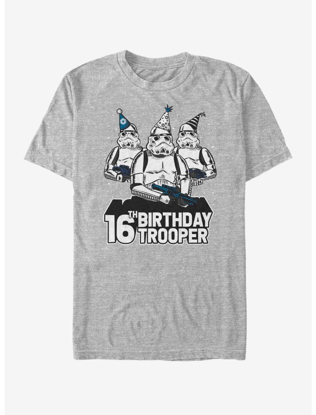 Star Wars Birthday Trooper Sixteenth T-Shirt, ATH HTR, hi-res