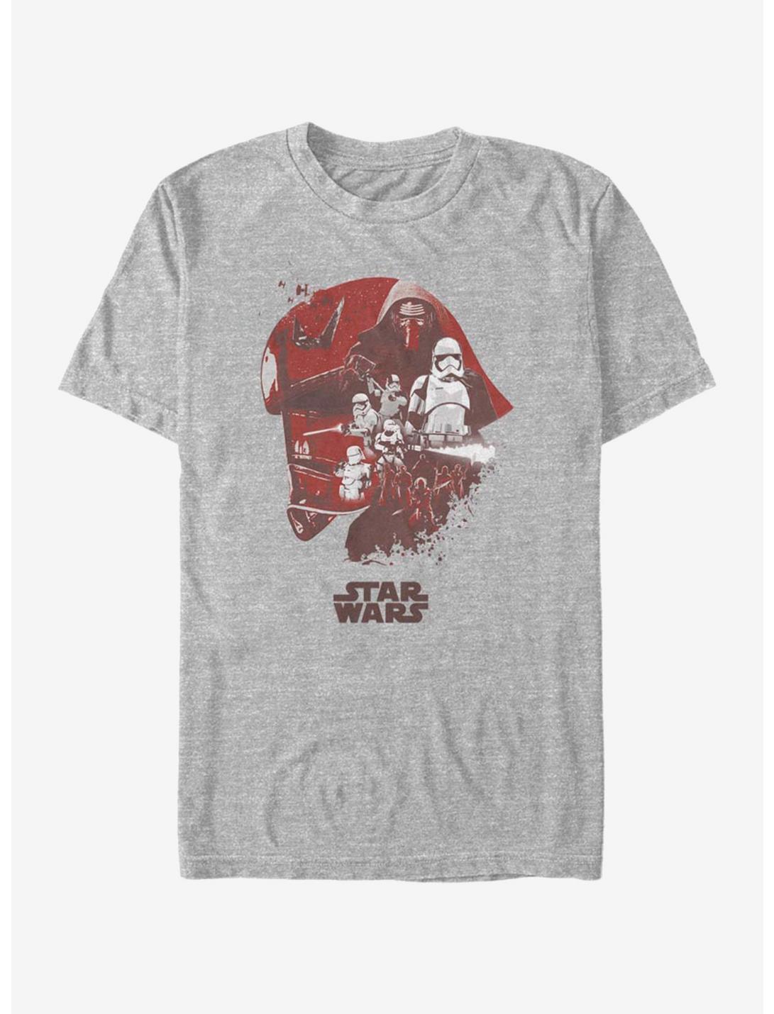 Star Wars Phasma Head Fill T-Shirt, ATH HTR, hi-res