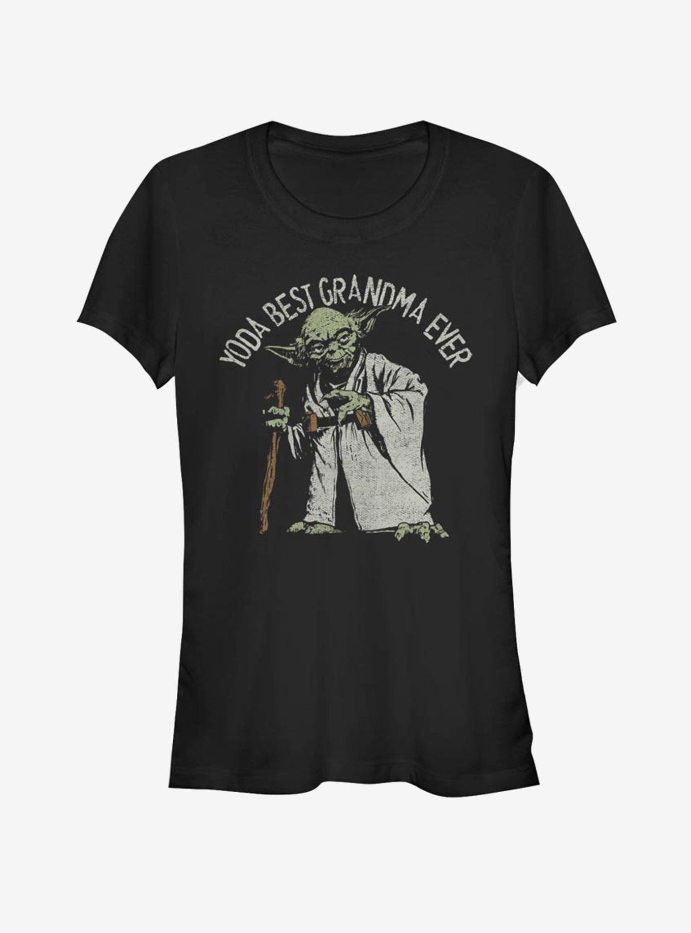 Star Wars Green Grandma Girls T-Shirt, BLACK, hi-res