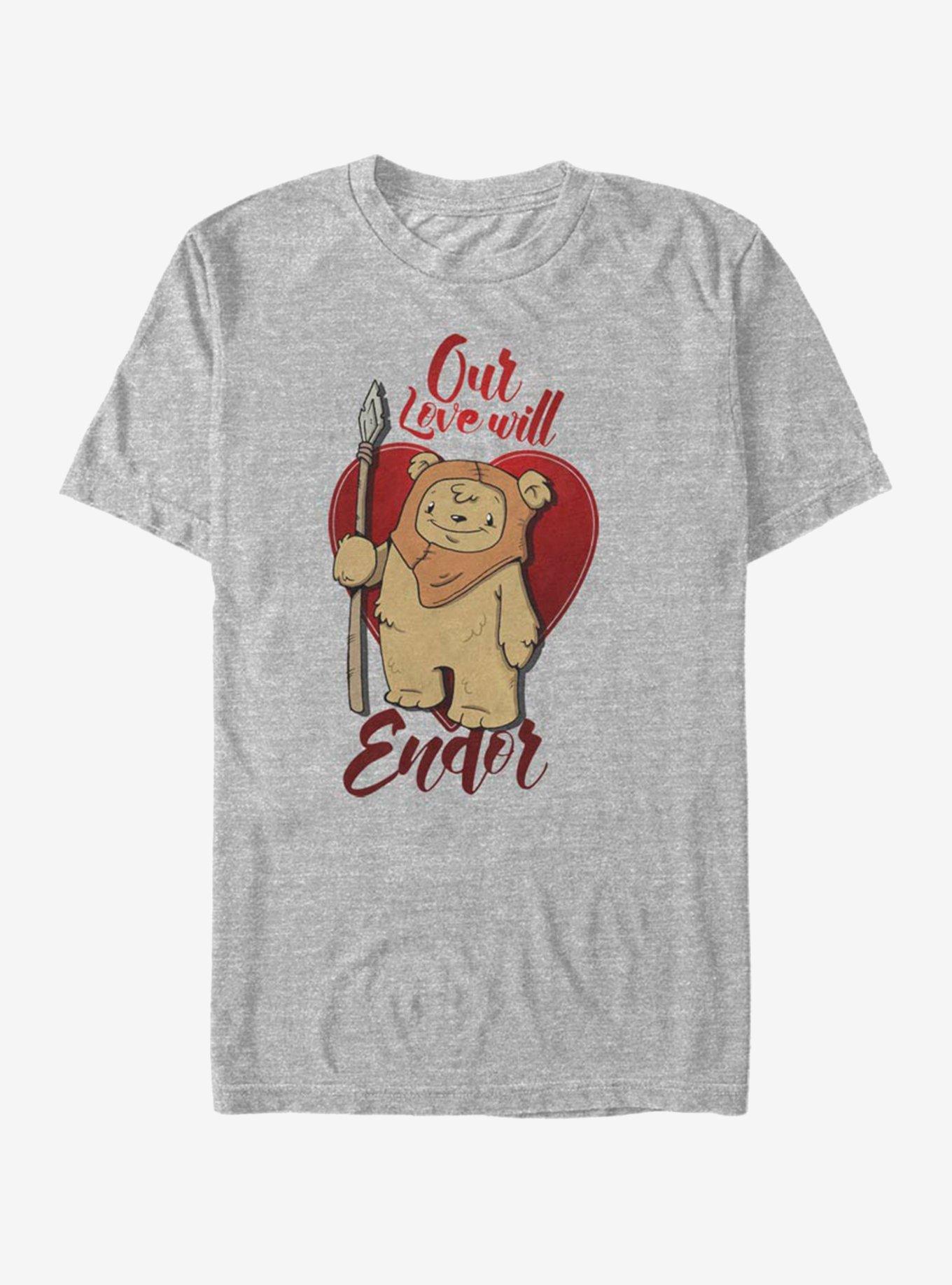 Star Wars Love Will Endor T-Shirt, ATH HTR, hi-res