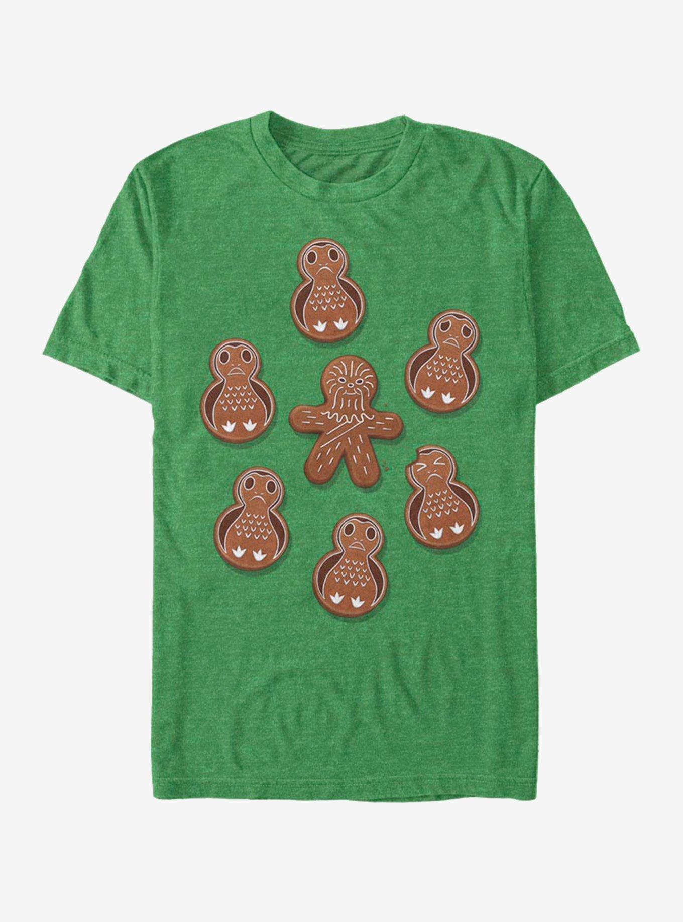 Star Wars Porg Chewie Holiday Cookies T-Shirt