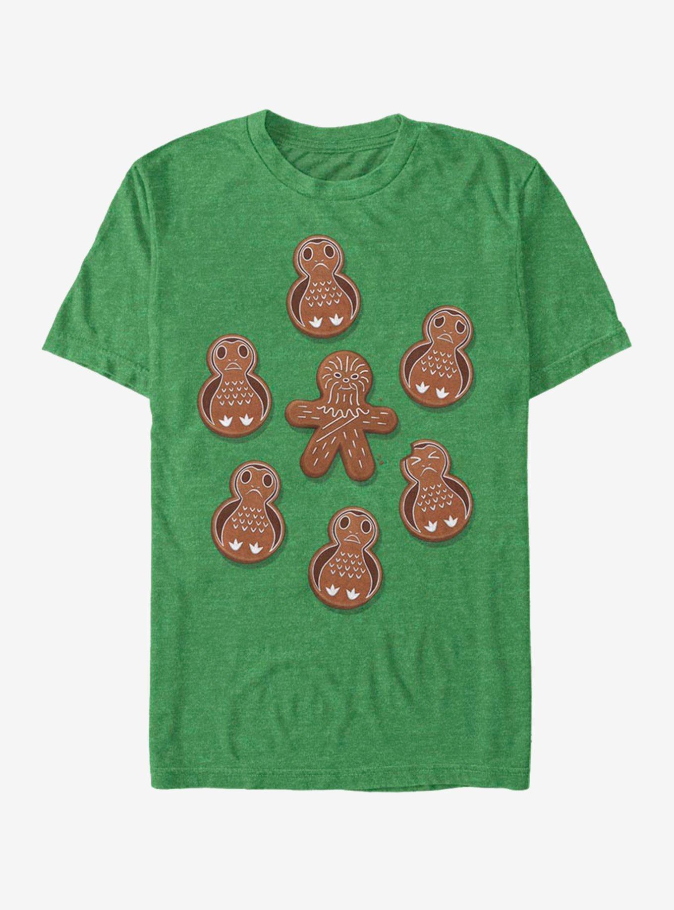 Star Wars Porg Chewie Holiday Cookies T-Shirt, , hi-res