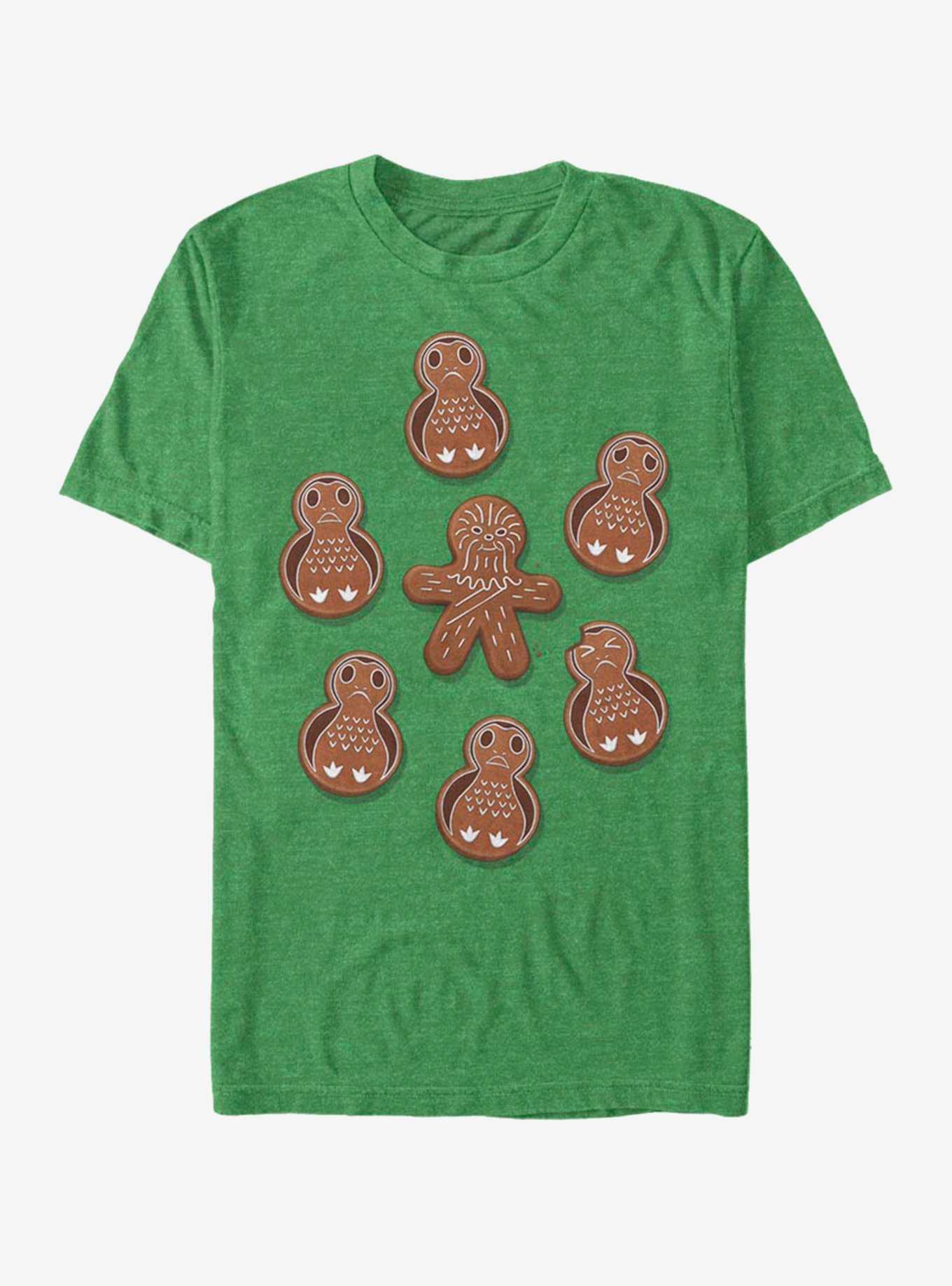 Star Wars Porg Chewie Holiday Cookies T-Shirt, , hi-res