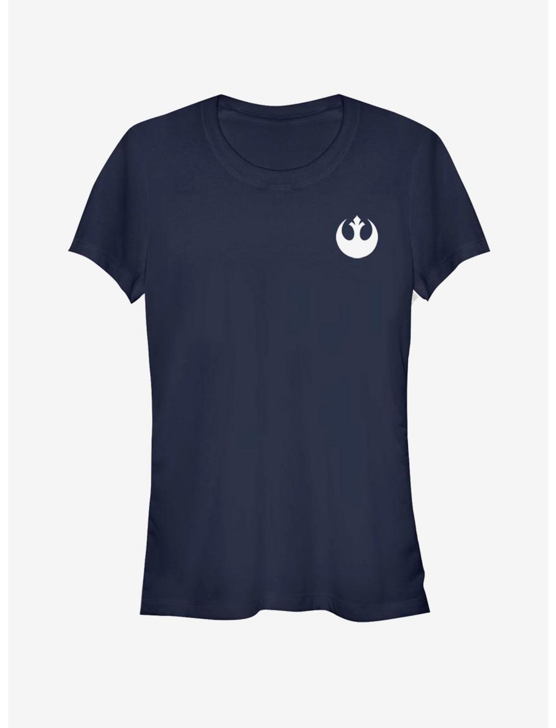 Star Wars Rebel Chest Girls T-Shirt, NAVY, hi-res