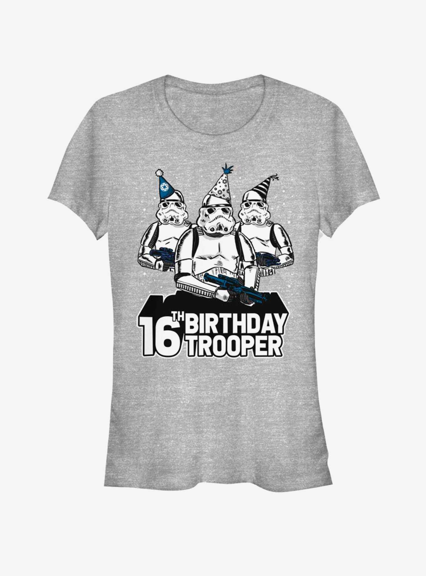 Star Wars Birthday Trooper Sixteenth Girls T-Shirt, , hi-res
