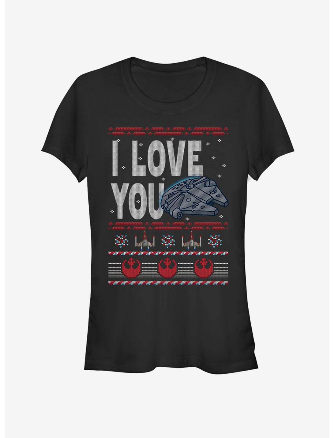 Star Wars Ugly Love Girls T-Shirt, BLACK, hi-res