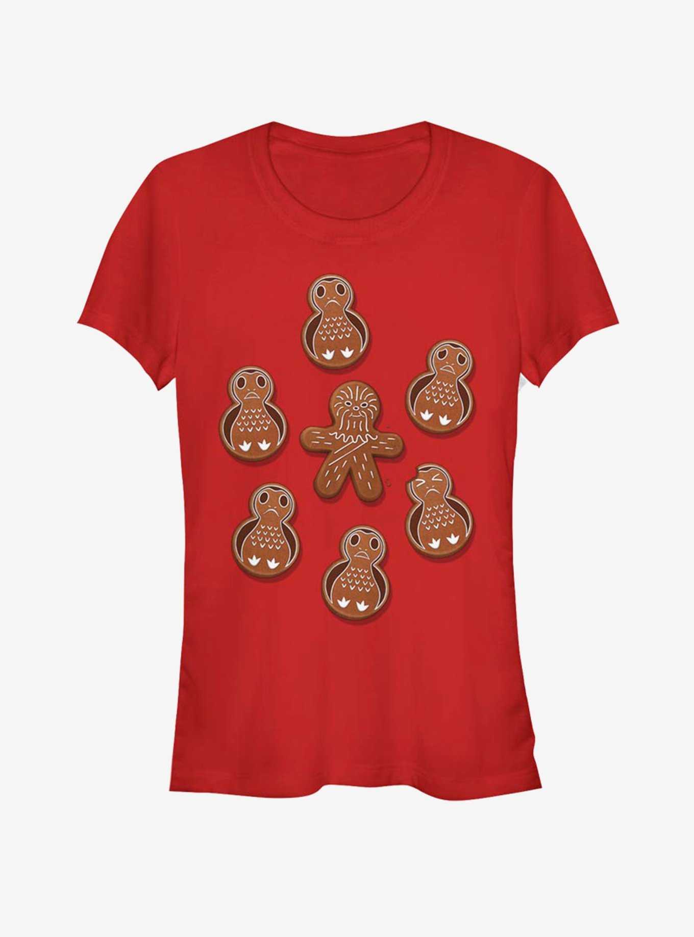Star Wars Porg Chewie Holiday Cookies Girls T-Shirt, , hi-res