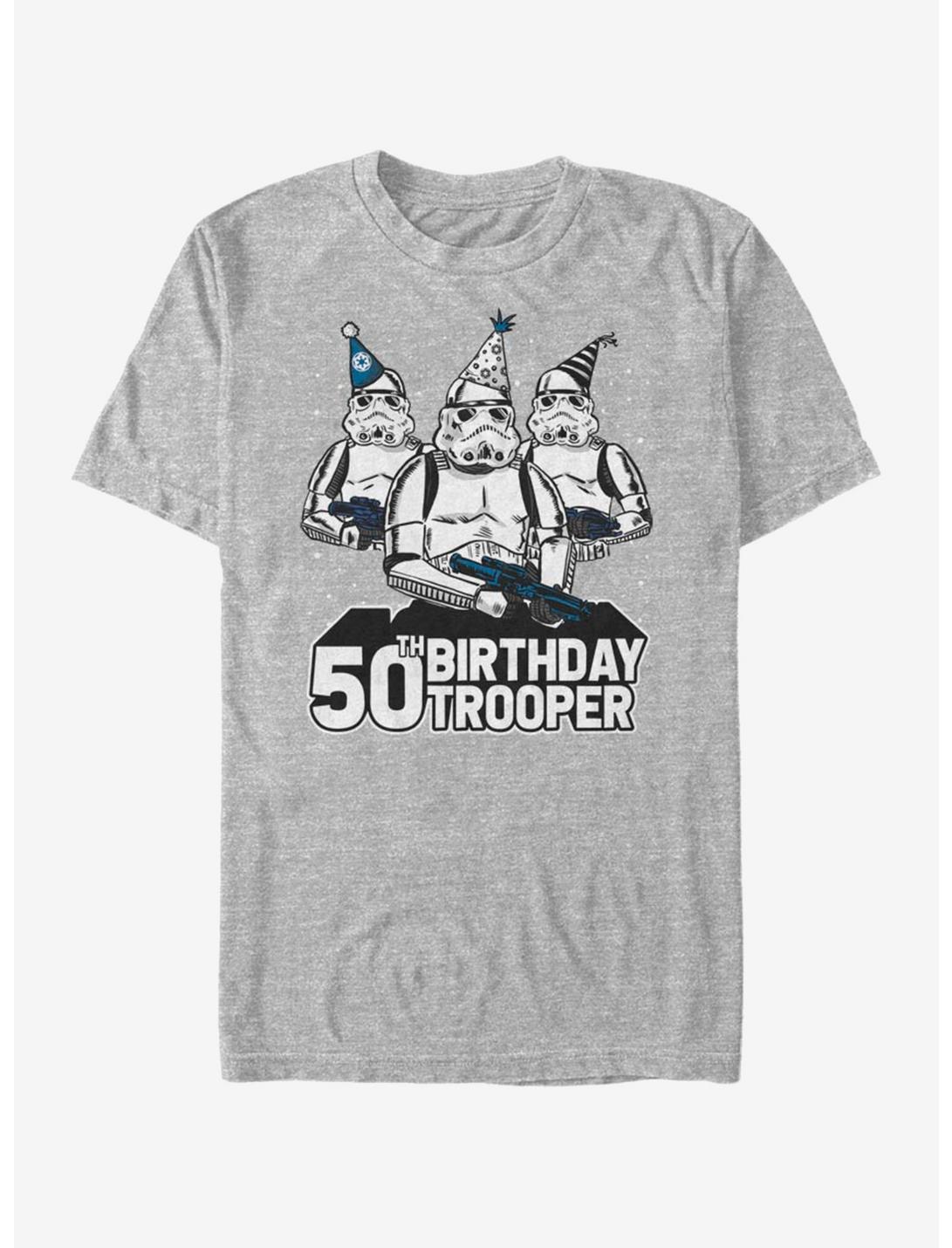 Star Wars Birthday Trooper Fifty T-Shirt, ATH HTR, hi-res