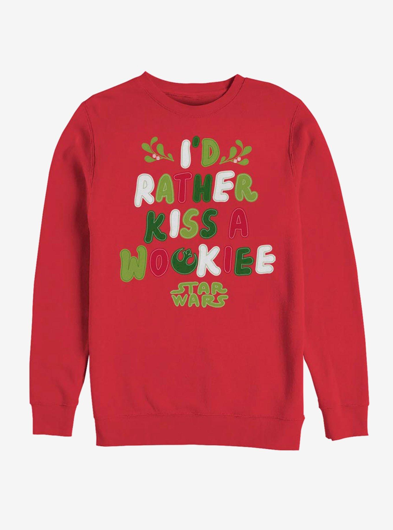 Star Wars Wookiee Kiss Sweatshirt, RED, hi-res