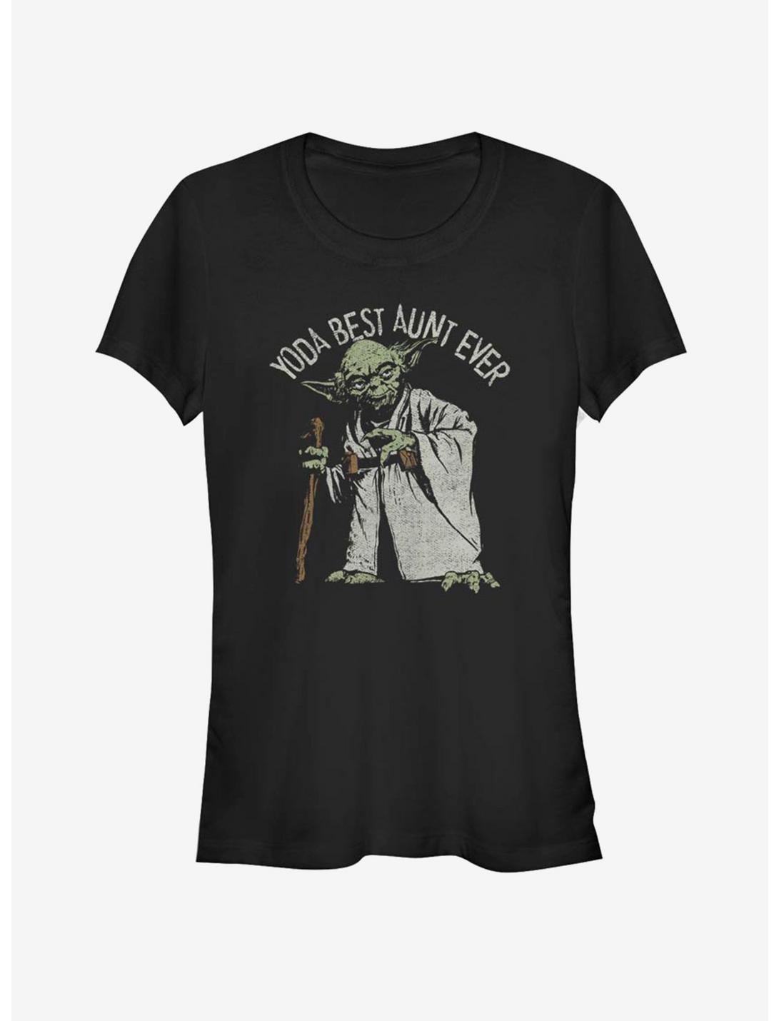 Star Wars Green Aunt Girls T-Shirt, BLACK, hi-res