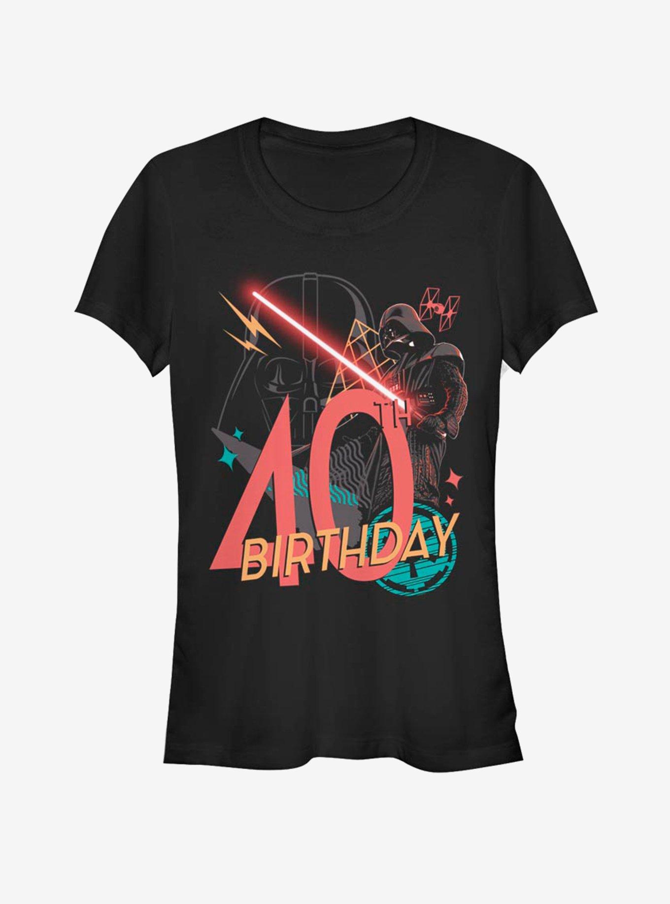Star Wars Vader 40th B-Day Girls T-Shirt, , hi-res