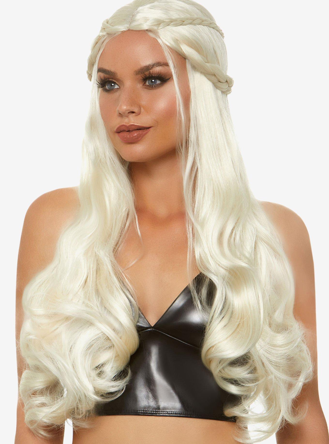 Braided Long Wavy Wig, , hi-res