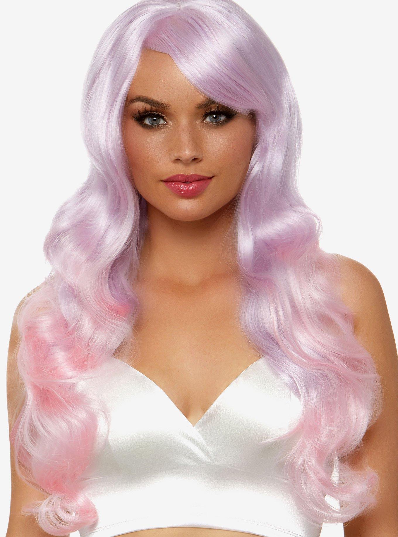 Pink Mermaid Ombre Wig, , hi-res