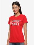 Sriracha Feeling Saucy Women's T-Shirt - BoxLunch Exclusive, RED, hi-res
