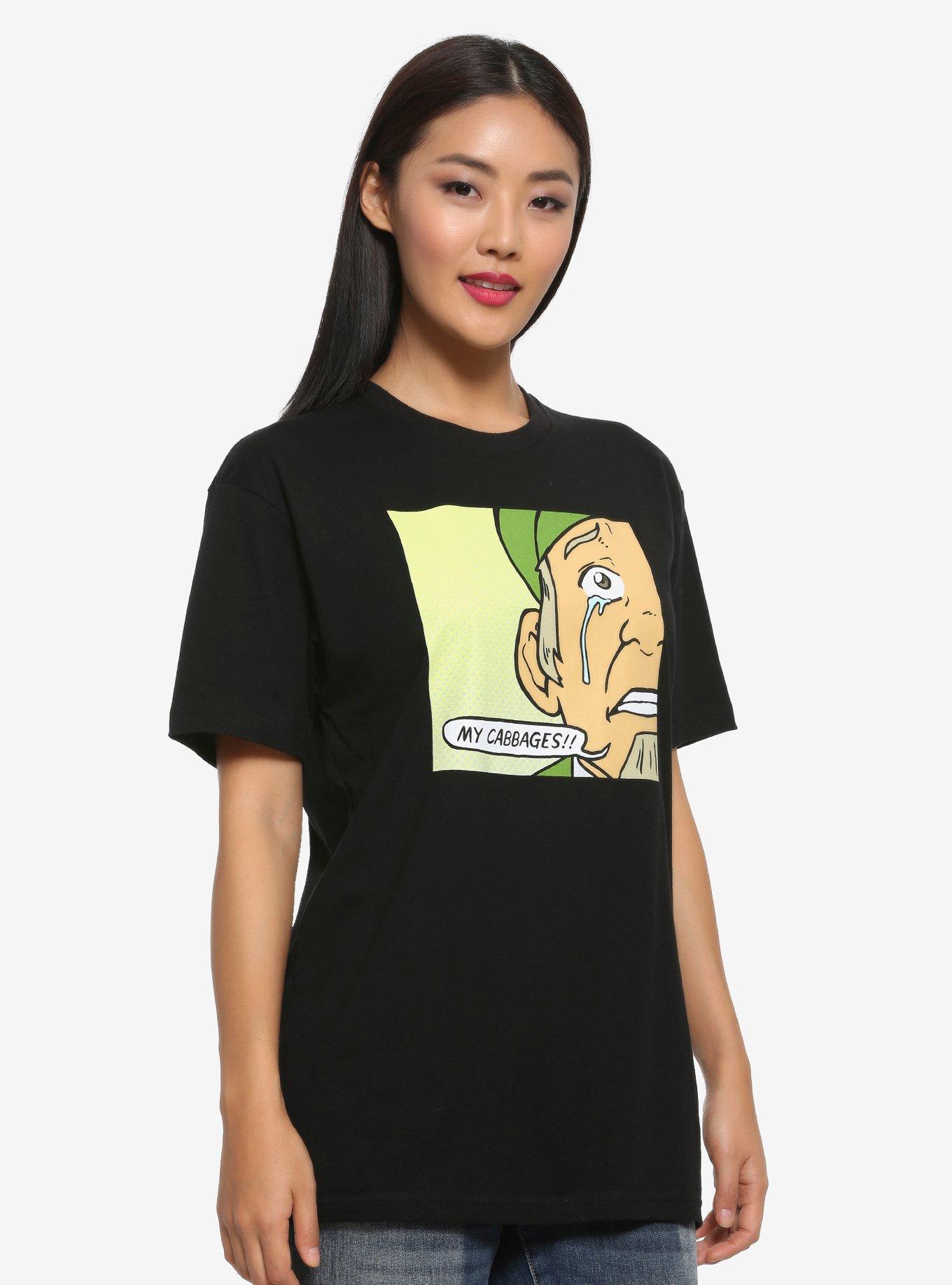 Avatar: The Last Airbender Cabbages Women's T-Shirt - BoxLunch Exclusive, BLACK, hi-res