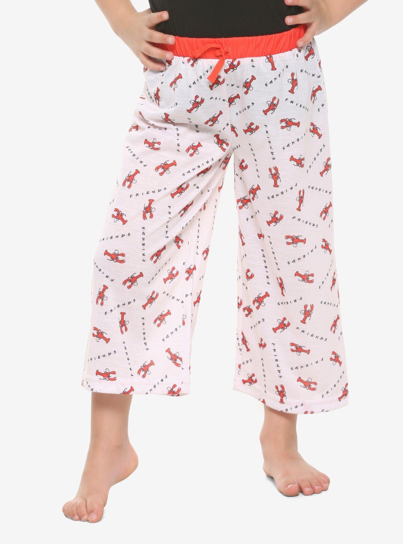Friends Lobster Toddler Sleep Pants - BoxLunch Exclusive, NATURAL, hi-res