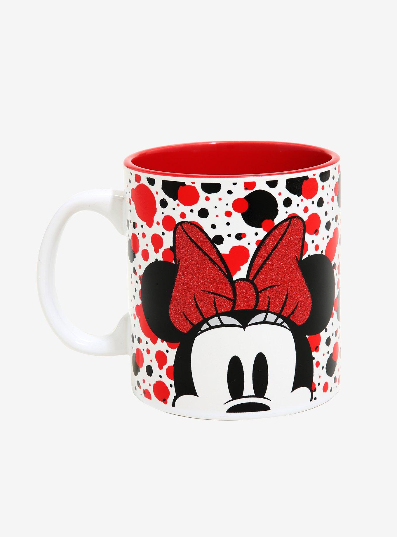 Disney Minnie Mouse Glitter Dot Mug, , hi-res