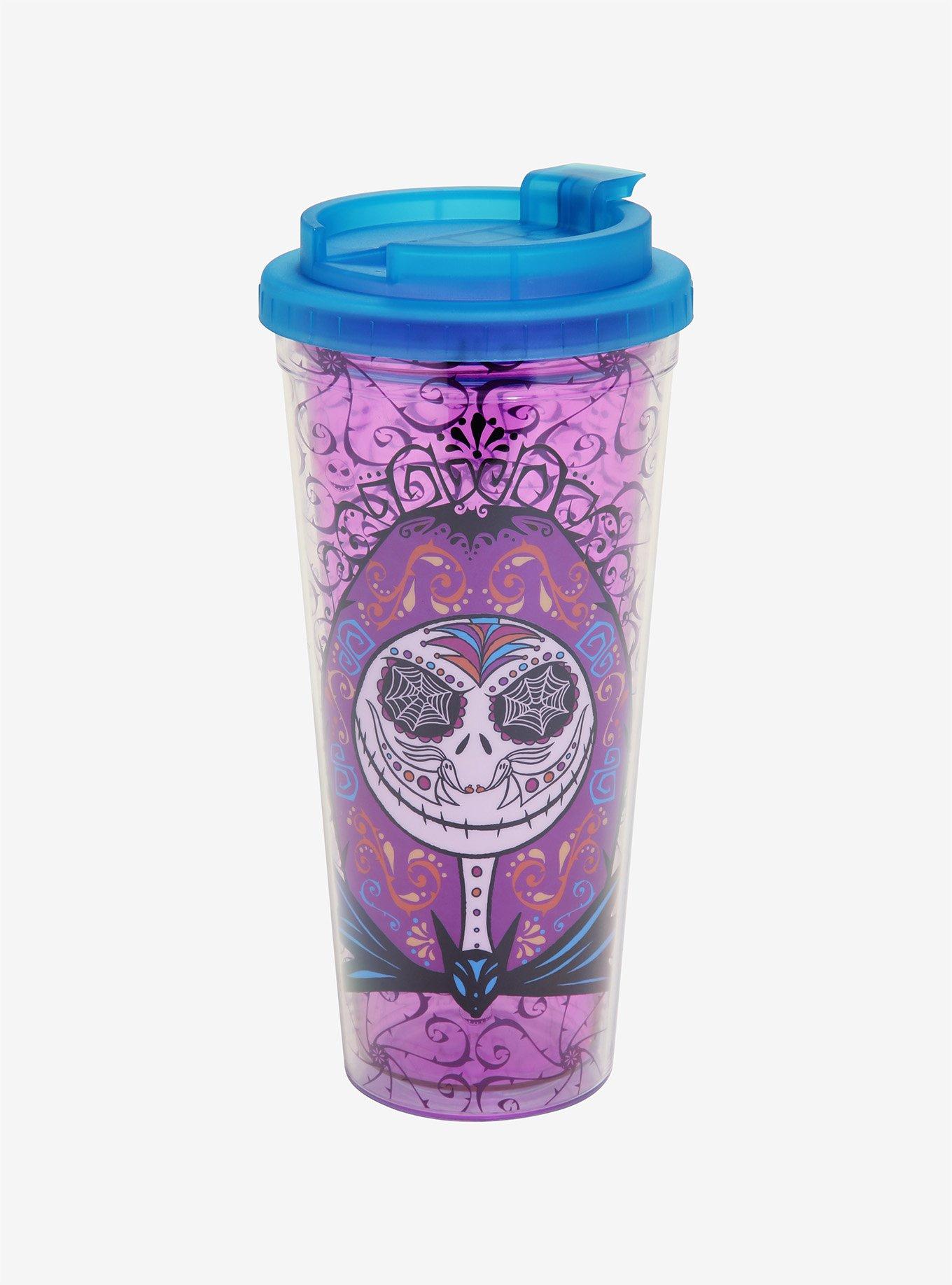 The Nightmare Before Christmas Jack Sugar Skull Acrylic Travel Mug, , hi-res