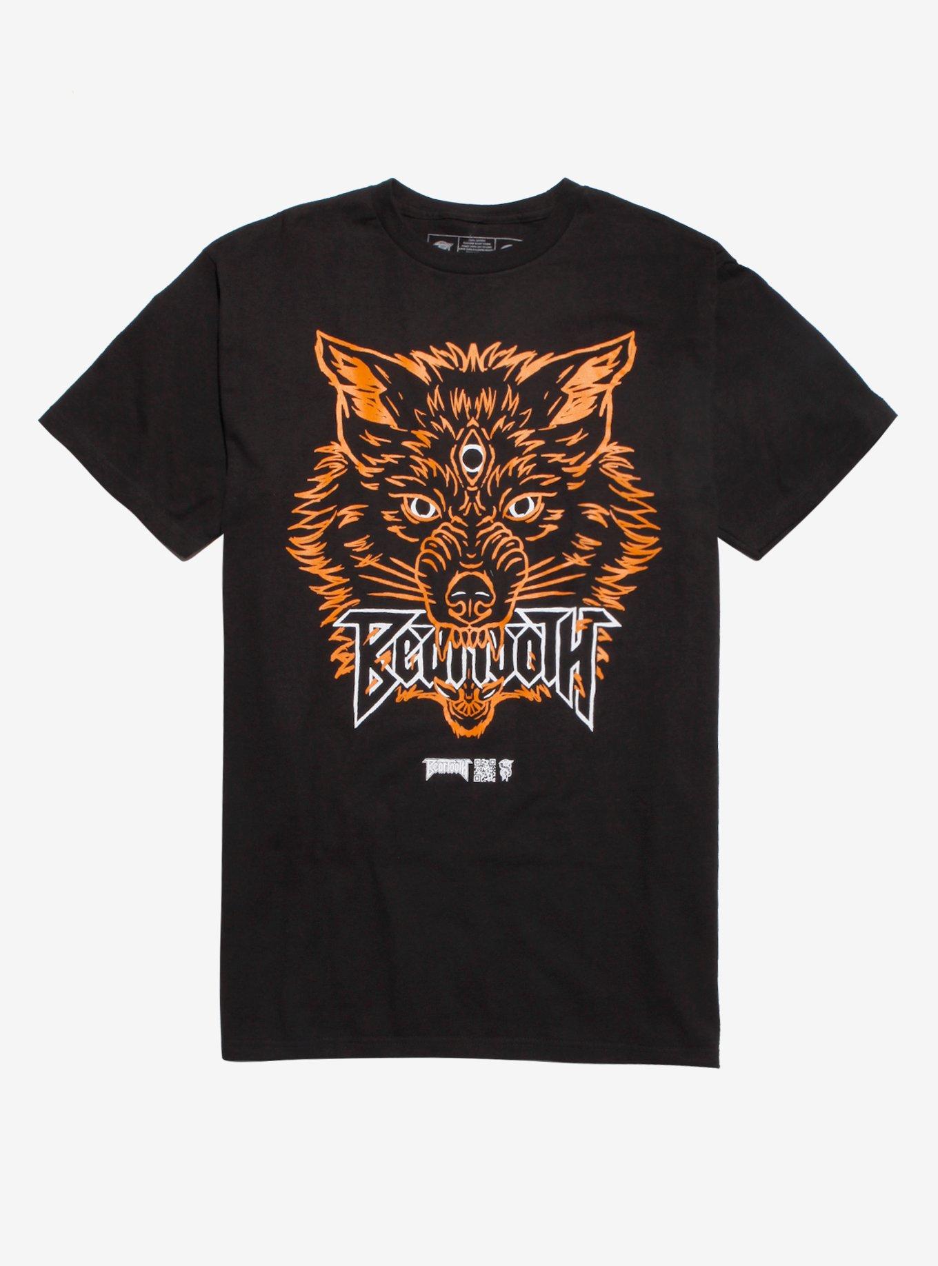 Beartooth 3-Eyed Wolf T-Shirt, BLACK, hi-res