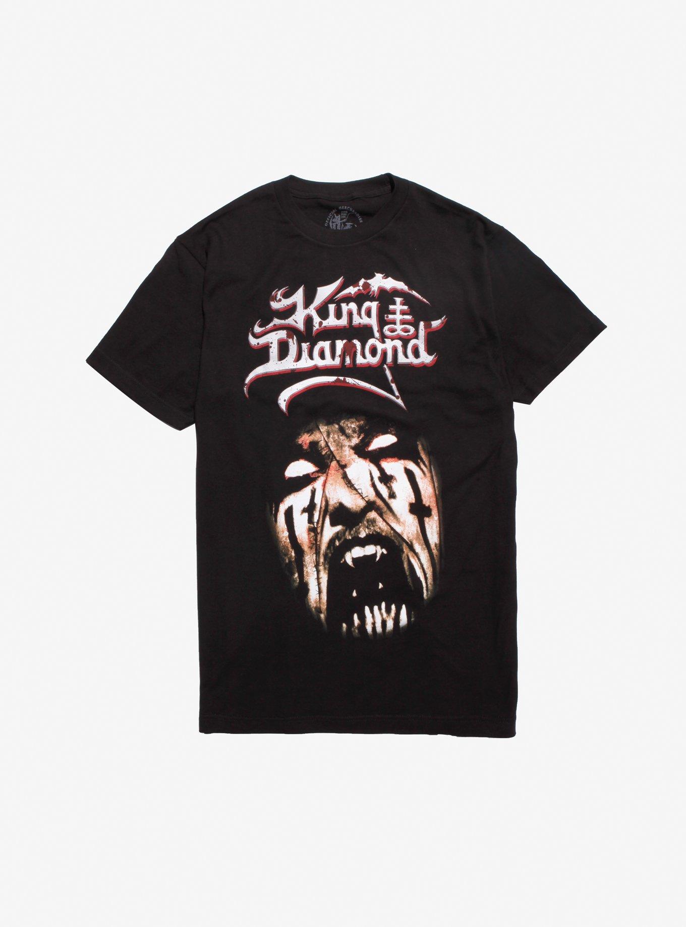 King Diamond Vampire Portrait T-Shirt, BLACK, hi-res