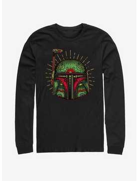 Star Wars Boba Sugar Skull Long-Sleeve T-Shirt, , hi-res