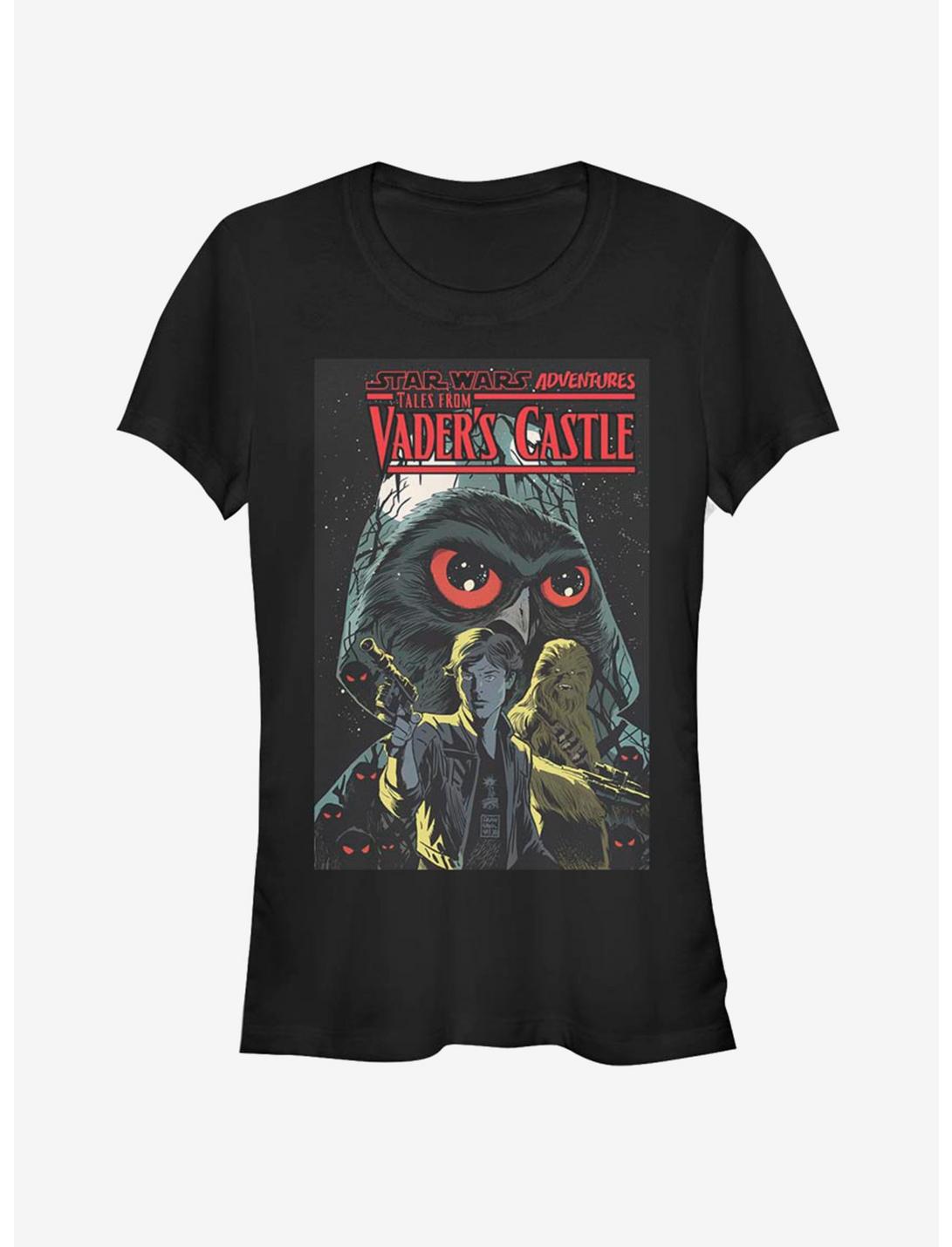 Star Wars Han Solo Castle Girls T-Shirt, BLACK, hi-res