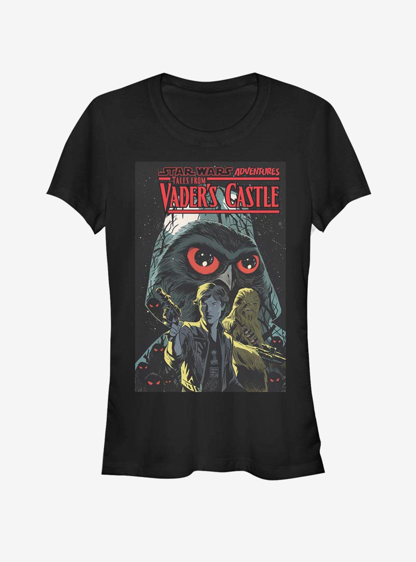 Star Wars Han Solo Castle Girls T-Shirt, BLACK, hi-res