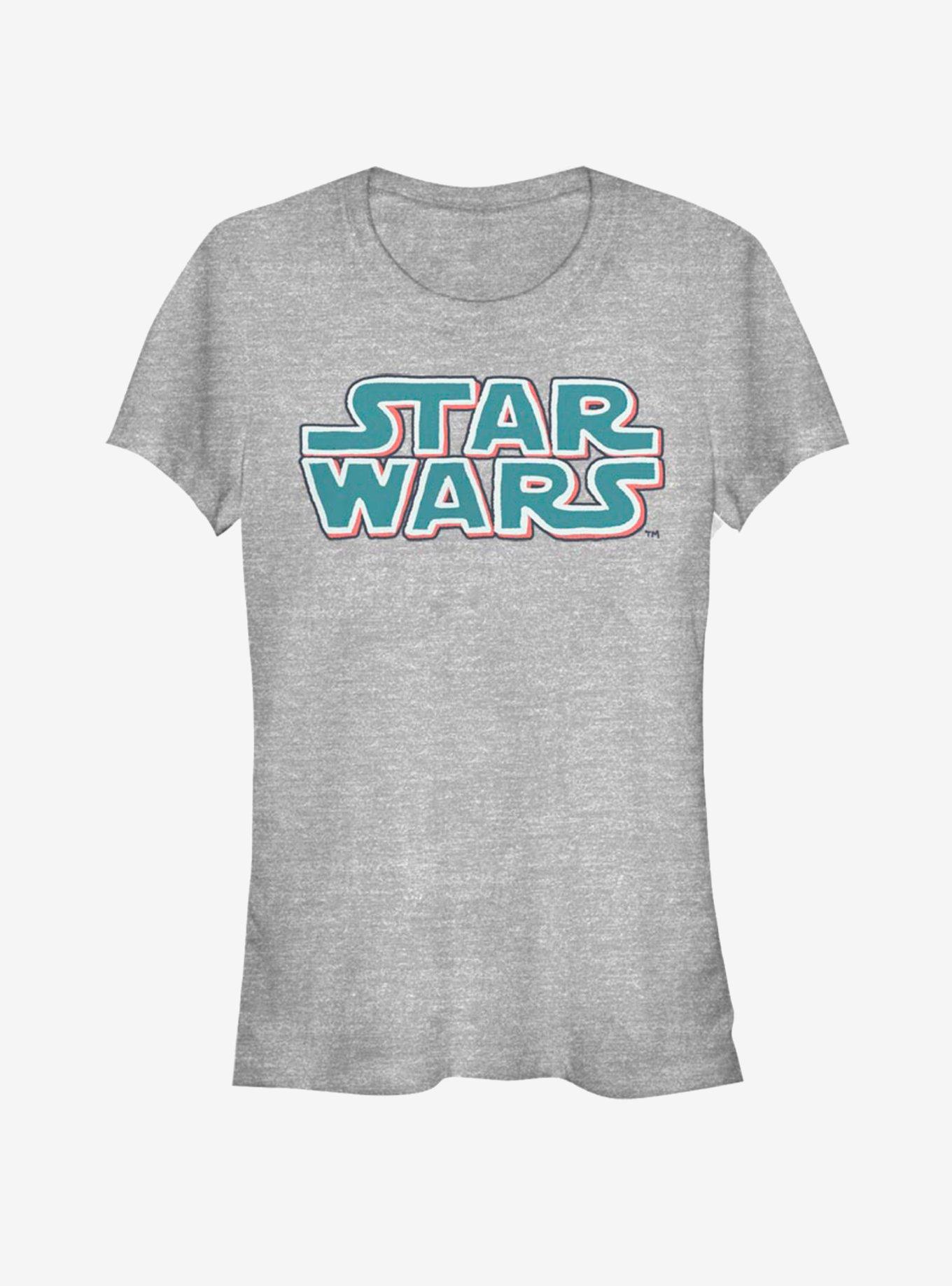 Star Wars Embroidery Logo Girls T-Shirt, , hi-res