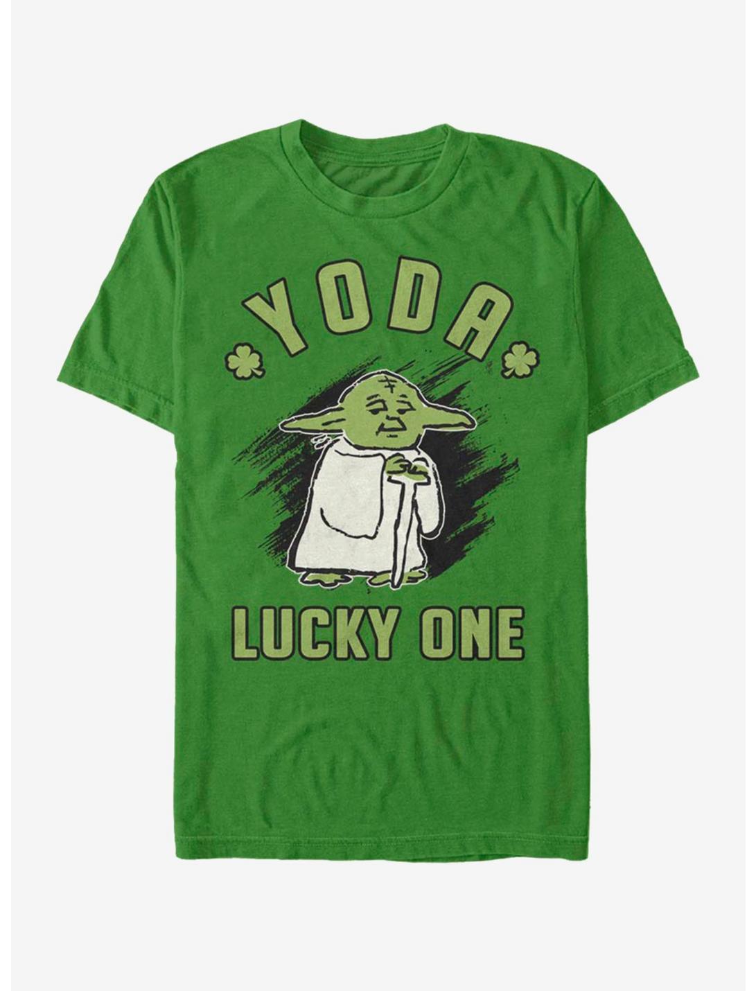 Star Wars Doodle Yoda Lucky T-Shirt, KELLY, hi-res