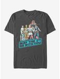 Star Wars May Fourth Group T-Shirt, CHARCOAL, hi-res