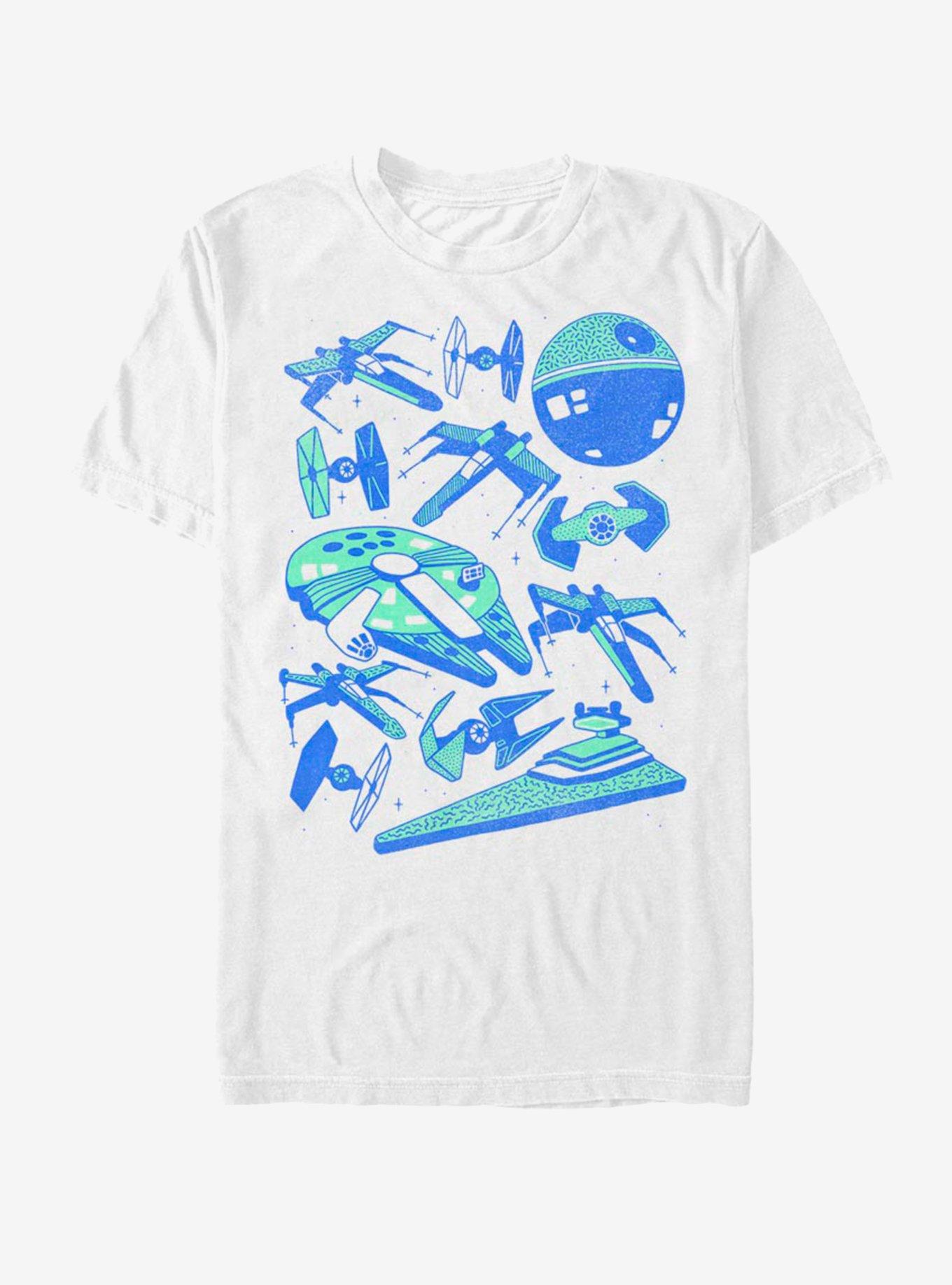 Star Wars Ships T-Shirt, WHITE, hi-res