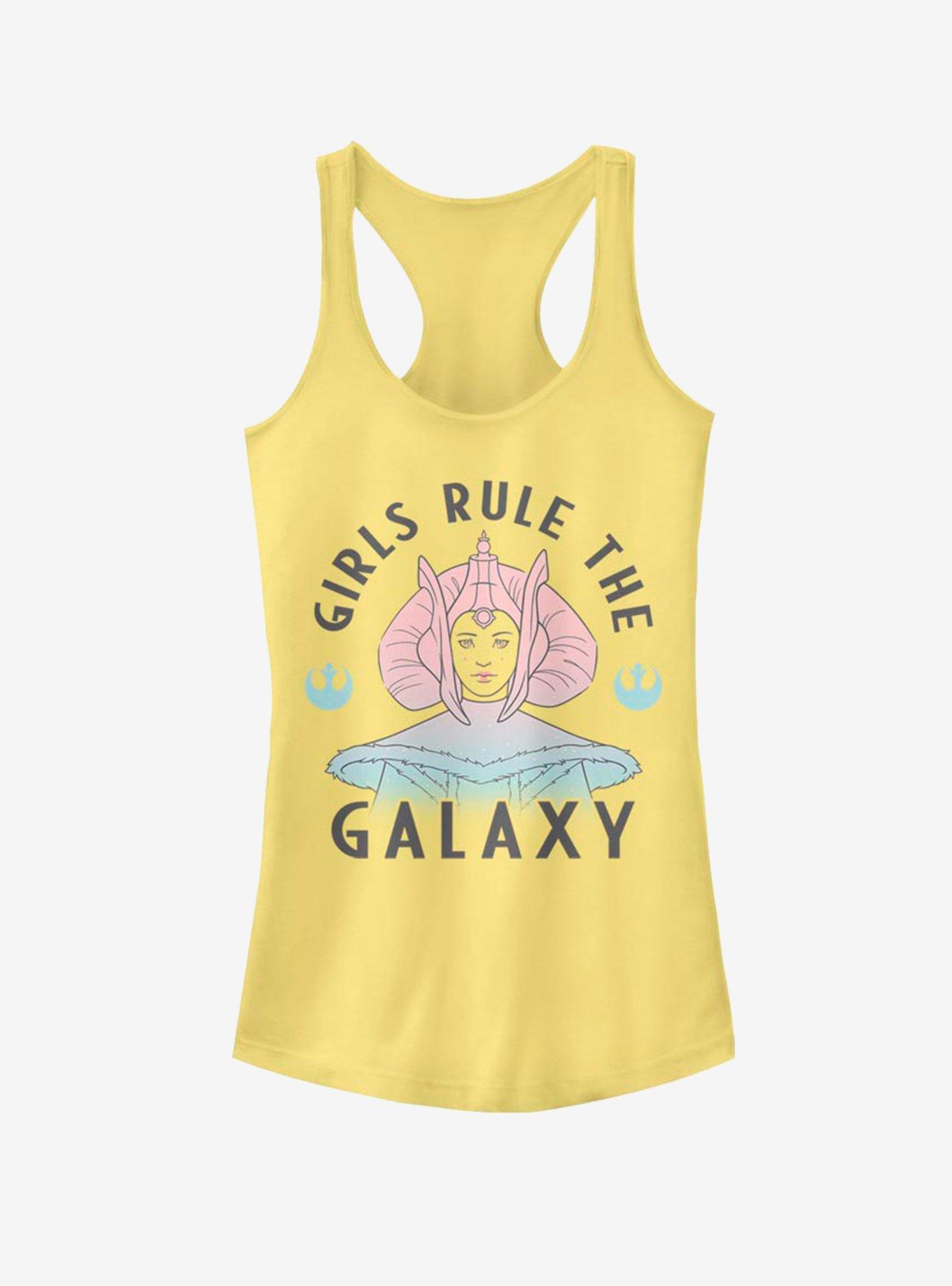 Star Wars Amidala Rules Galaxy Girls Tank, BANANA, hi-res