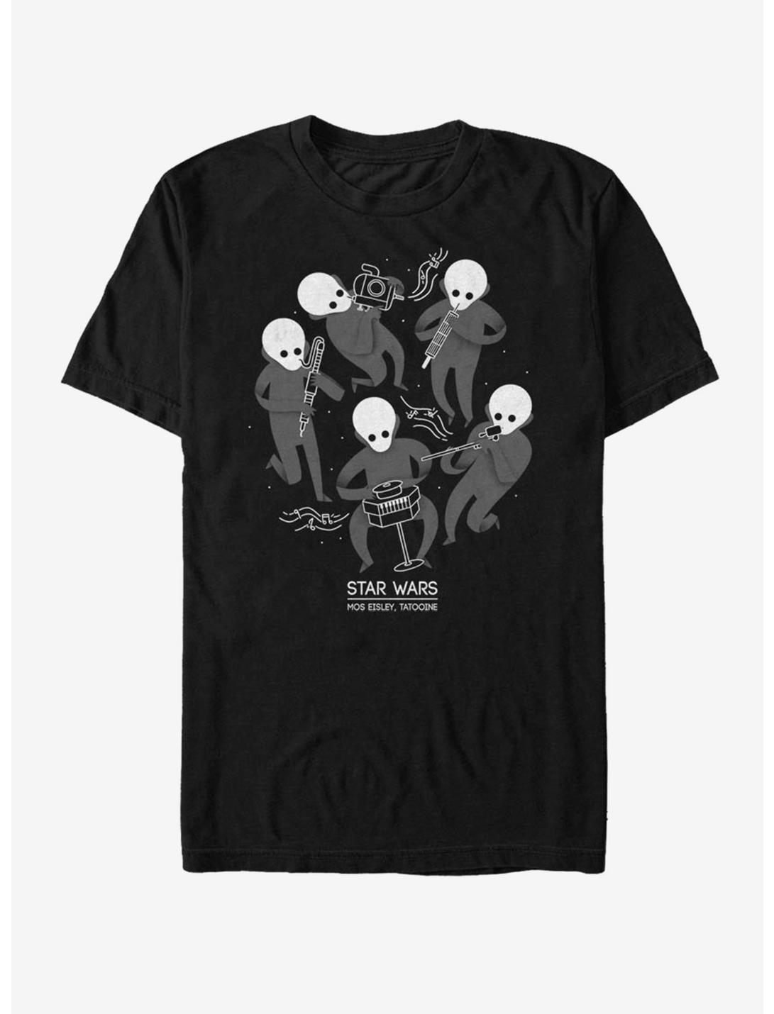 Star Wars Simple Cantina Band T-Shirt, BLACK, hi-res