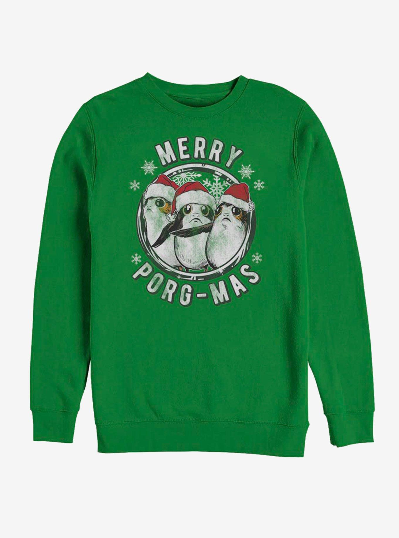 Star Wars Merry Porgmas Sweatshirt, , hi-res