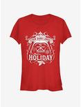 Star Wars Holiday Sith Girls T-Shirt, RED, hi-res