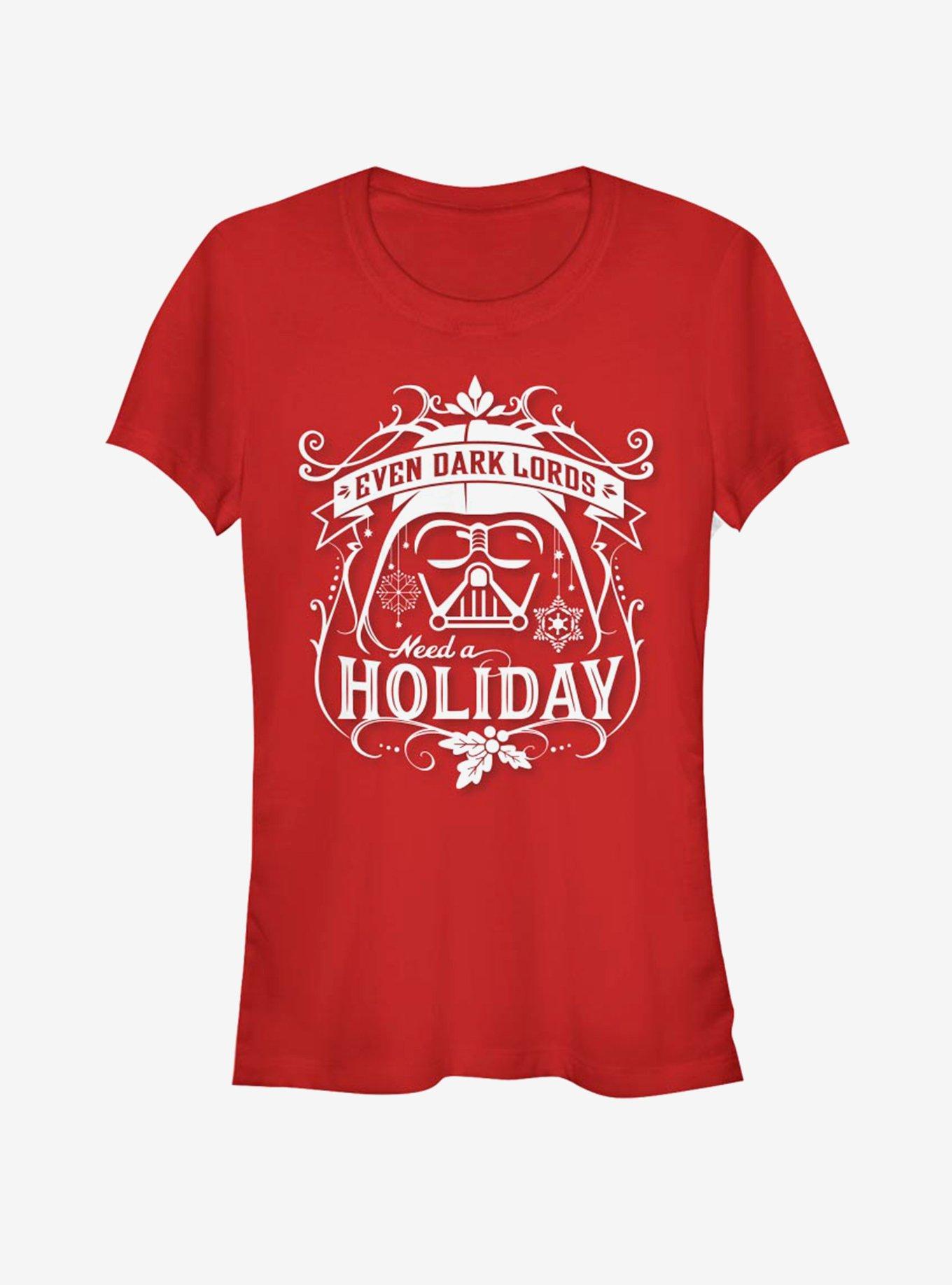 Star Wars Holiday Sith Girls T-Shirt, RED, hi-res