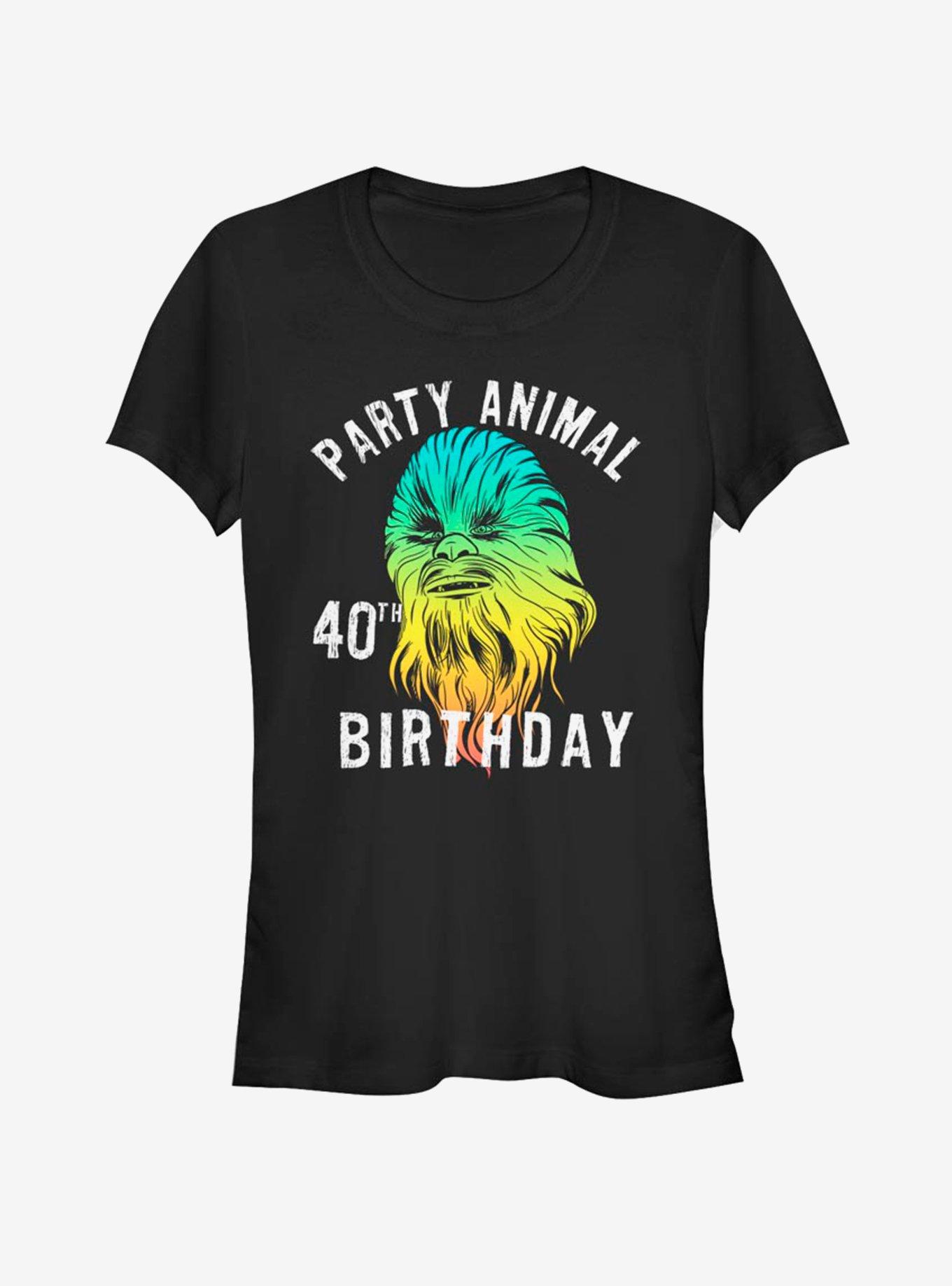 Star Wars Chewie Birthday Fourty Girls T-Shirt, , hi-res