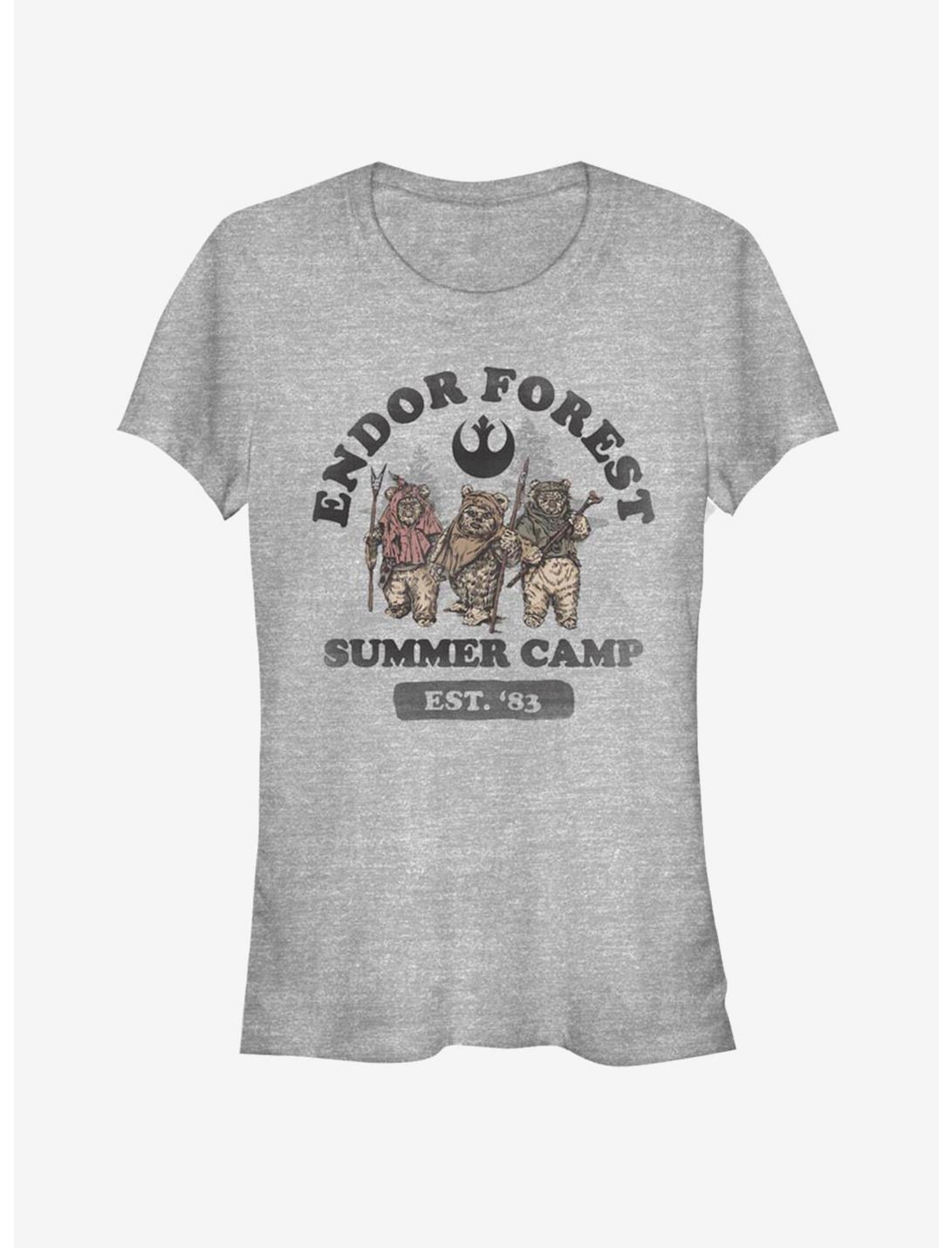 Star Wars Endor Summer Camp Girls T-Shirt, ATH HTR, hi-res