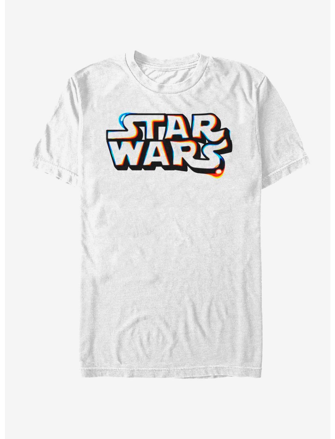 Star Wars Thermal Image Logo T-Shirt, WHITE, hi-res