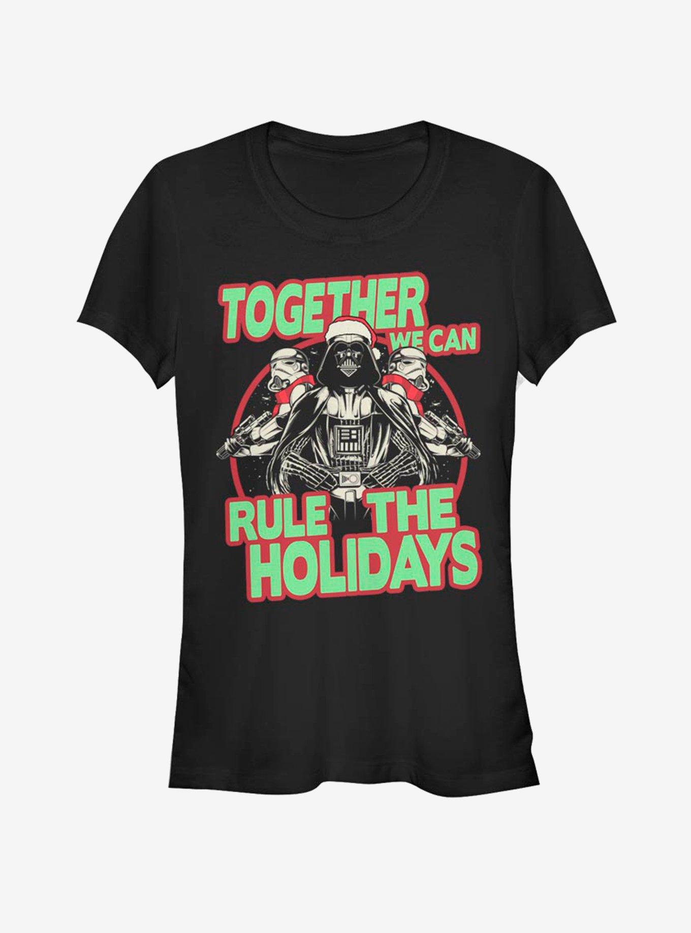 Star Wars Rule The Holidays Girls T-Shirt