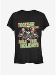 Star Wars Rule The Holidays Girls T-Shirt, BLACK, hi-res
