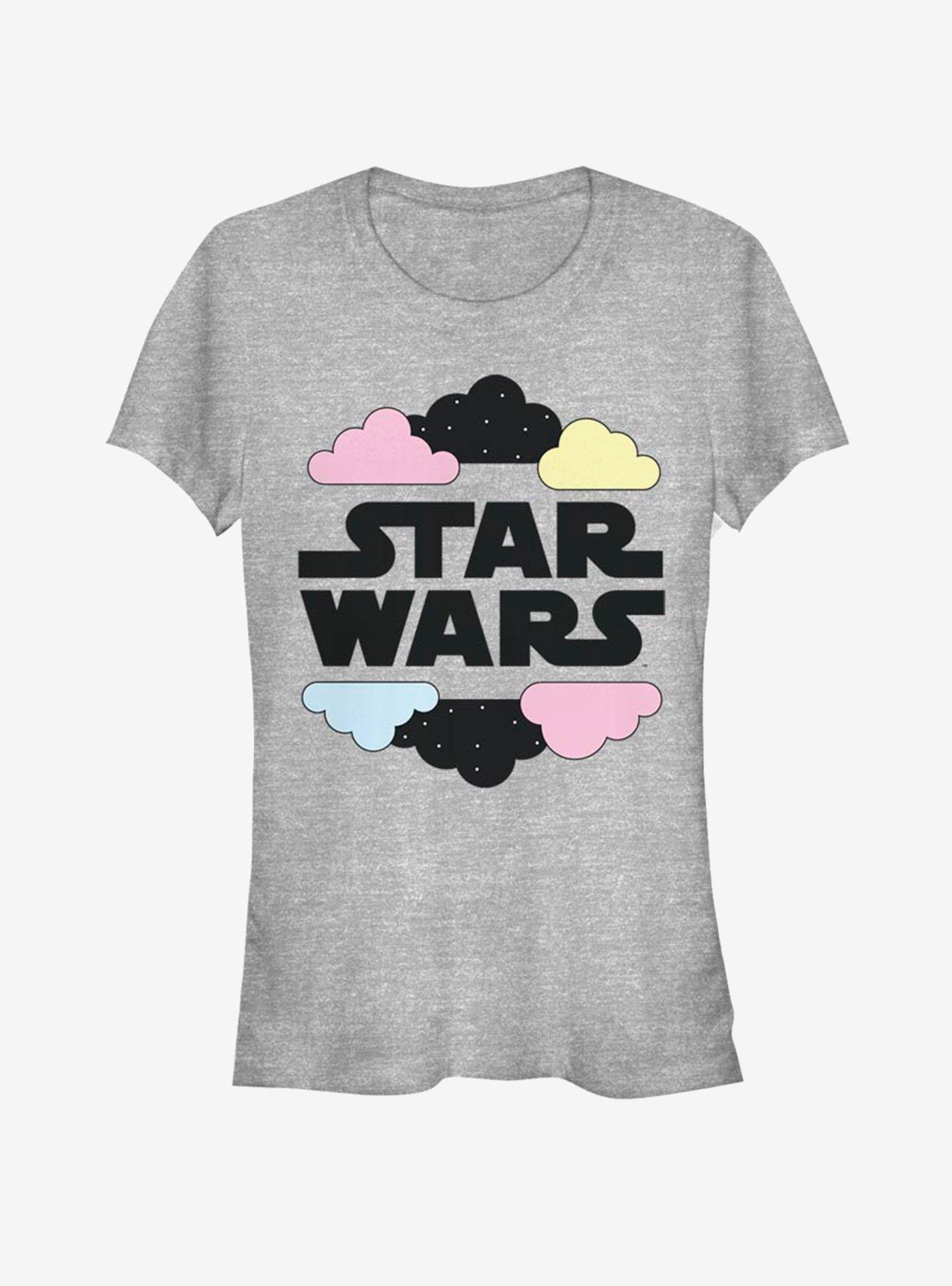 Star Wars Fluffy Logo Girls T-Shirt, ATH HTR, hi-res