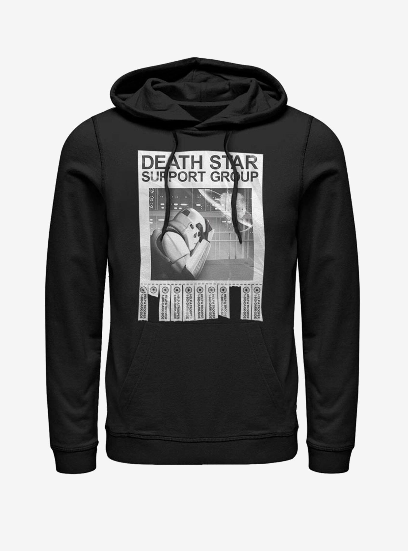 Star Wars Death Star Support Hoodie, BLACK, hi-res